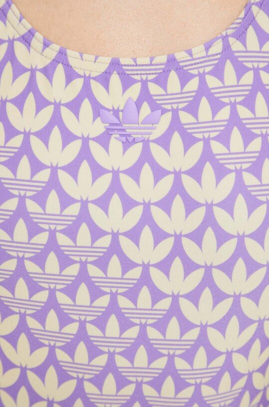 adidas Originals jednoczęściowy strój kąpielowy fioletowy HZ4110