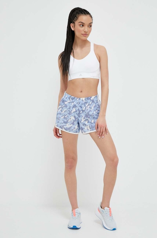 Спортен сутиен adidas Performance FastImpact Luxe HR9663 бял SS23