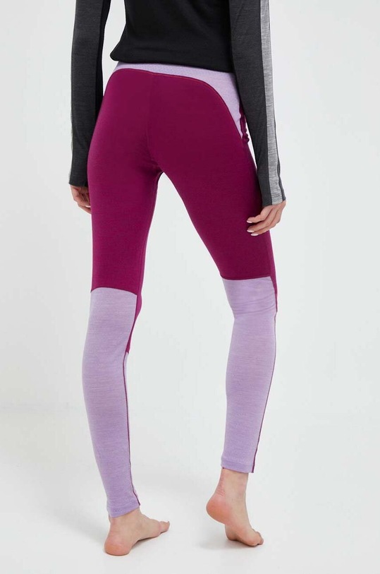 Odzież Icebreaker legginsy funkcyjne 125 ZoneKnit IB0A56H68221 fioletowy