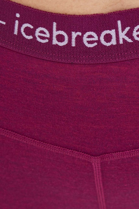 Icebreaker legginsy funkcyjne 125 ZoneKnit fioletowy IB0A56H68221