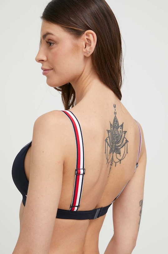 Tommy Hilfiger biustonosz kąpielowy UW0UW04101.PPYX granatowy SS23