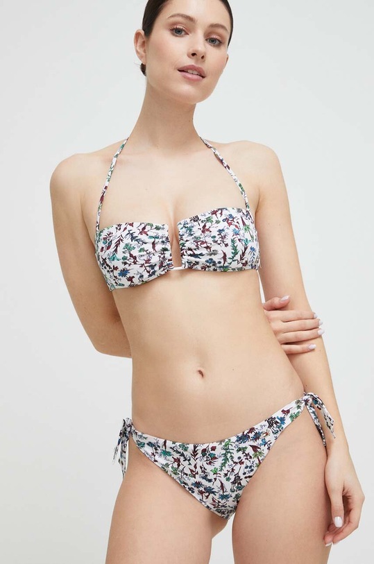 Bikini top Tommy Hilfiger λευκό UW0UW04527.PPYX