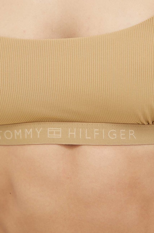 Odzież Tommy Hilfiger biustonosz kąpielowy UW0UW04533.PPYX brązowy