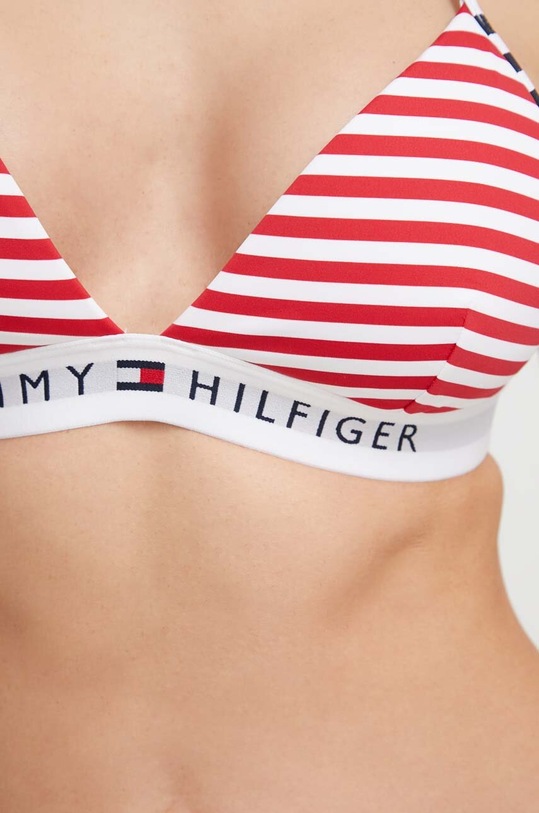 Bikini top Tommy Hilfiger κόκκινο UW0UW04559.PPYX