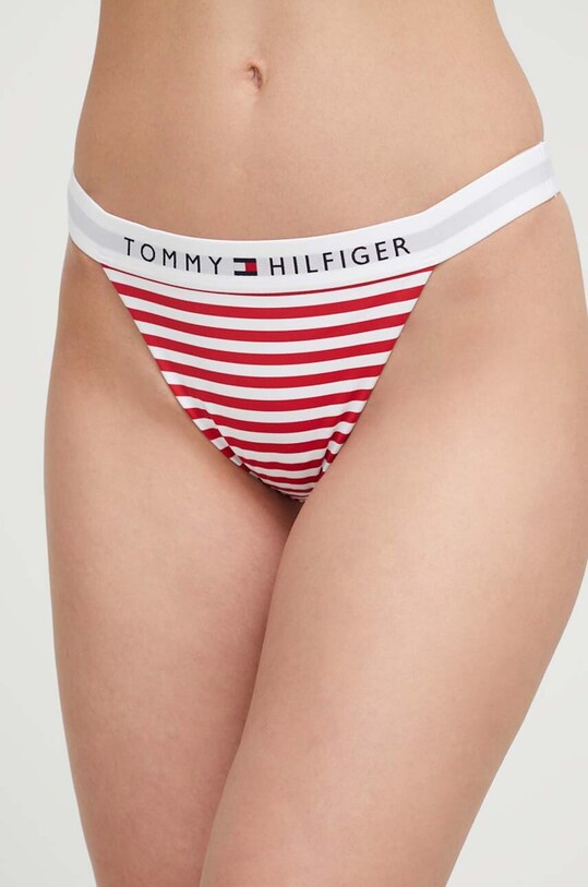 Kupaće gaćice Tommy Hilfiger Planet friendly crvena UW0UW04561.PPYX
