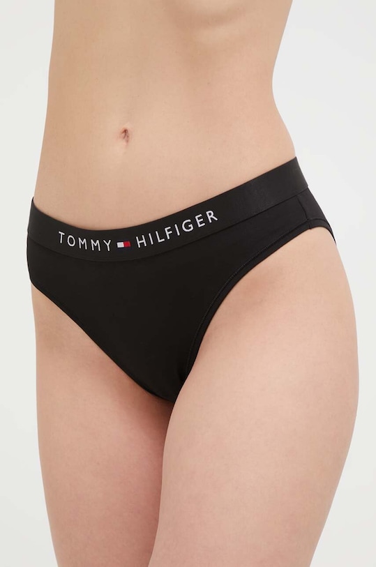 Tommy Hilfiger figi dzianina czarny UW0UW04145.PPYX