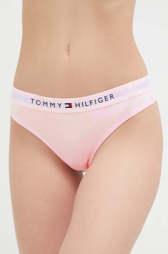 Стринги Tommy Hilfiger трикотаж розовый UW0UW04146.PPYX