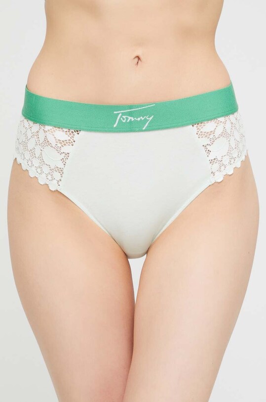 Tommy Jeans figi dzianina zielony UW0UW04205.PPYX