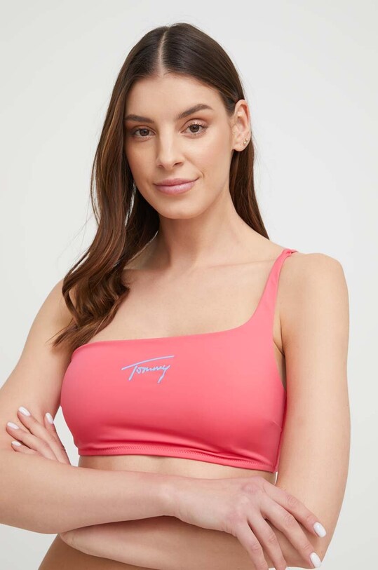 Купальный бюстгальтер Tommy Jeans розовый UW0UW04078.PPYX