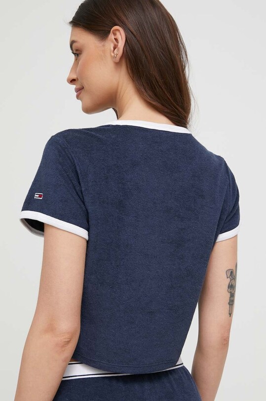 Tommy Jeans tricou de plajă UW0UW04100.PPYX bleumarin SS23