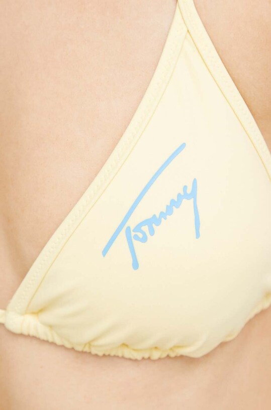 Odzież Tommy Jeans biustonosz kąpielowy UW0UW04408.PPYX żółty