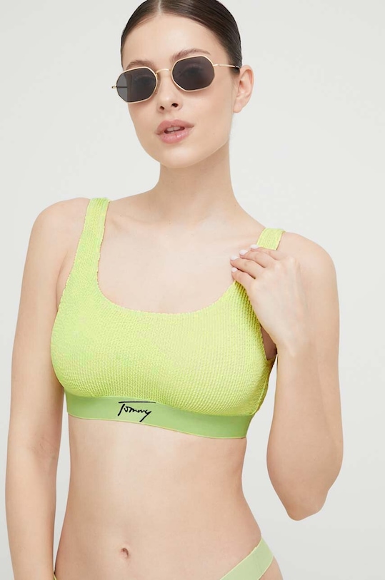 Tommy Jeans sutien de baie moale verde UW0UW04490.PPYX