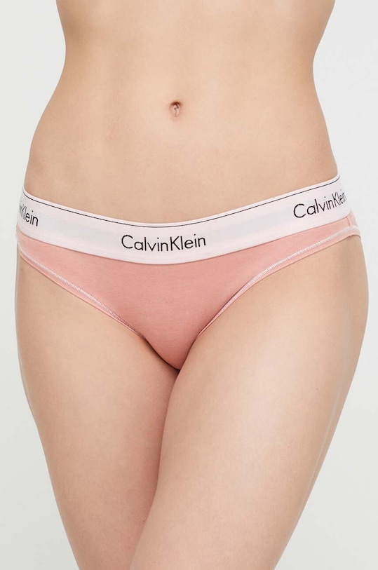 Calvin Klein Underwear figi dzianina pomarańczowy 000QF7209E.PPYX