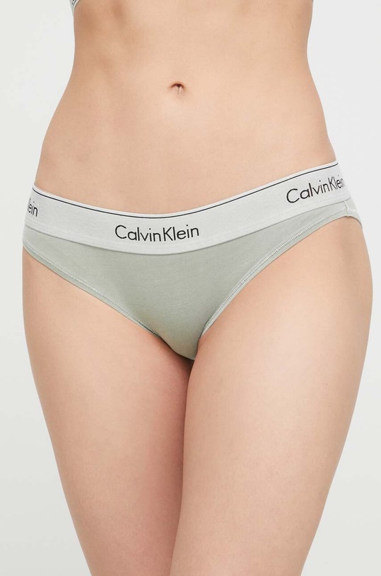 Calvin Klein Underwear figi dzianina zielony 000QF7209E.PPYX