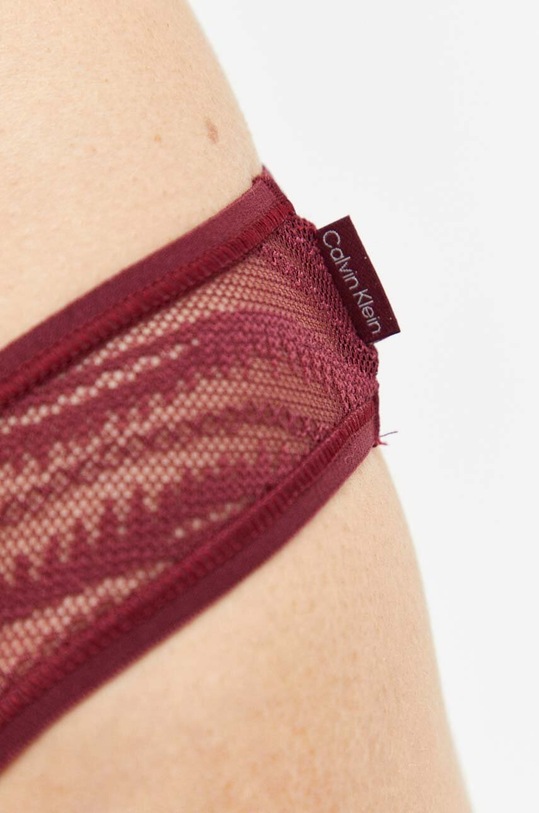 Odzież Calvin Klein Underwear figi 000QD3972E.PPYX bordowy
