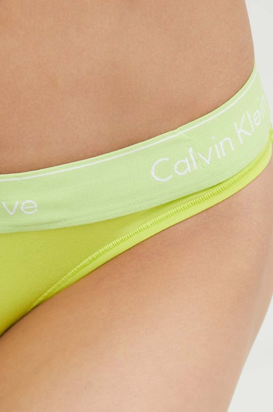Calvin Klein Underwear stringi zielony 000QF7283E.PPYX