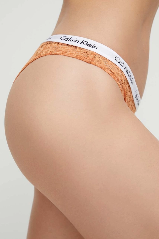 Бикини тип бразилиана Calvin Klein Underwear 000QD3859E.PPYX кафяв SS23