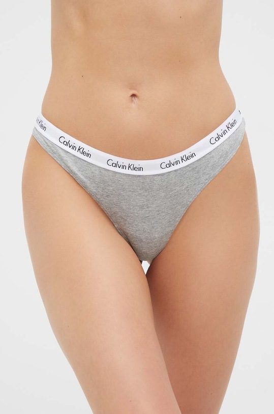 Одяг Стринги Calvin Klein Underwear 5-pack 000QD3585E.PPYX помаранчевий