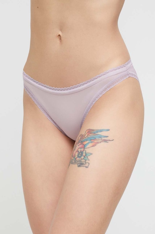 Nohavičky Calvin Klein Underwear nohavičky fialová 000QD3766E.PPYX