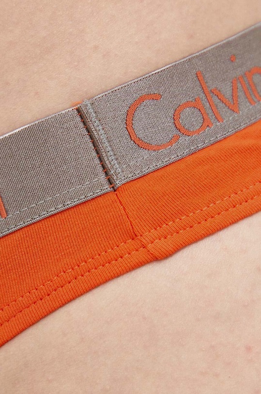Odzież Calvin Klein Underwear stringi 000QD3539E.PPYX pomarańczowy