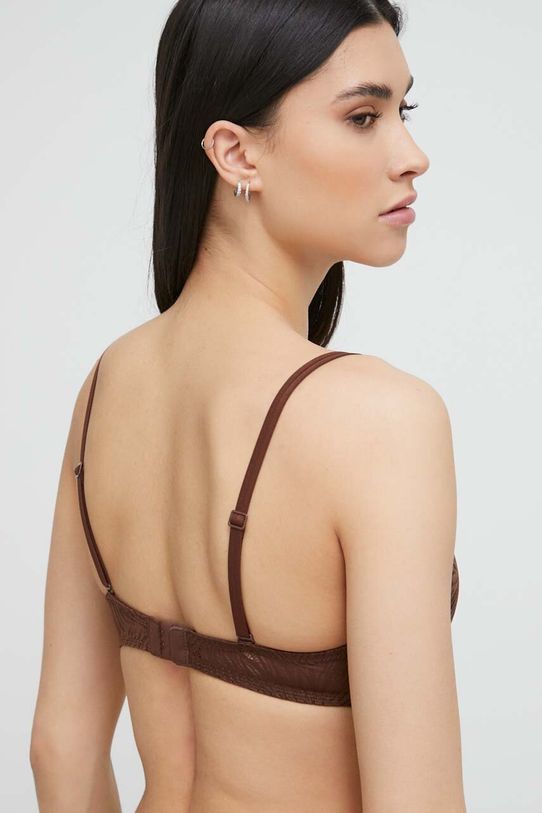 Podprsenka Calvin Klein Underwear 000QF6875E.PPYX hnedá AA00