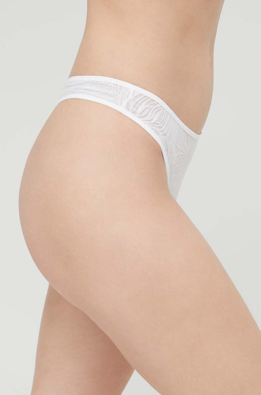 Стринги Calvin Klein Underwear 000QF6878E.PPYX білий AW23