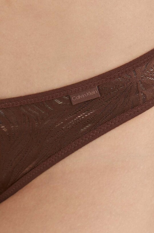 Tangá Calvin Klein Underwear hnedá 000QF6878E.PPYX