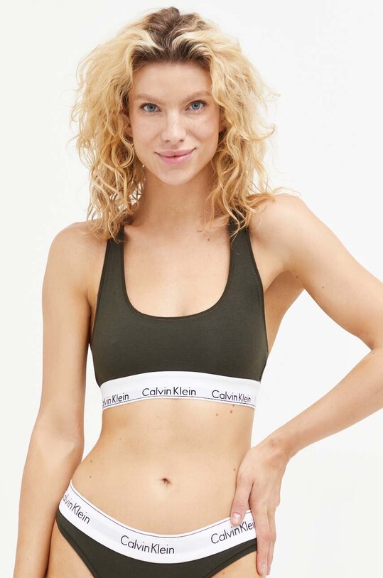 Podprsenka Calvin Klein Underwear zelená 0000F3785E.PPYX