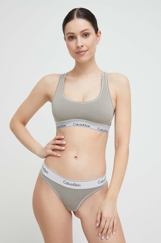 Podprsenka Calvin Klein Underwear 000QF7207E.PPYX šedá SS23
