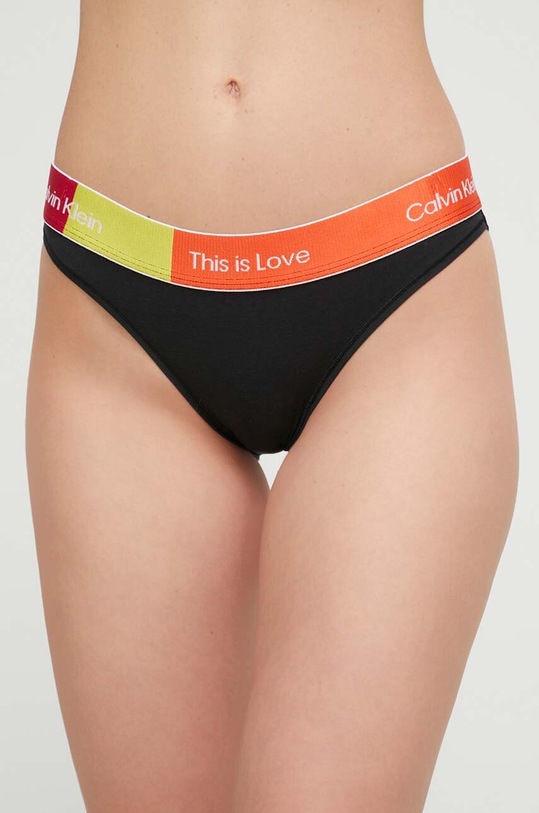 Calvin Klein Underwear figi dzianina czarny 000QF7256E.PPYX