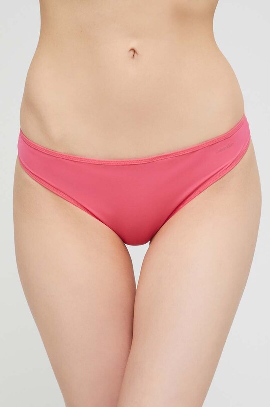 Tanga Calvin Klein Underwear tanga růžová 000QF6816E.PPYX