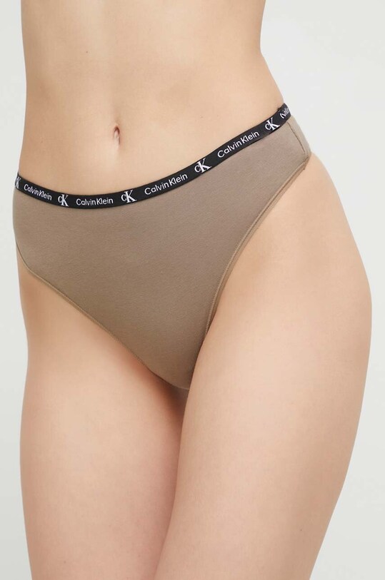 Tanga Calvin Klein Underwear 7-pack 000QD3992E.PPYX vícebarevná