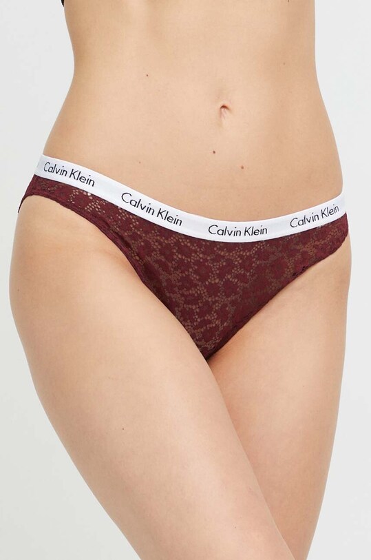 Calvin Klein Underwear figi 3-pack koronka multicolor 000QD3926E.PPYX
