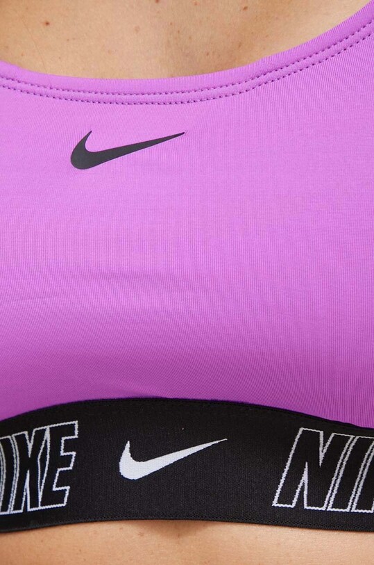 Nike biustonosz kąpielowy Logo Tape NESSD188 fioletowy