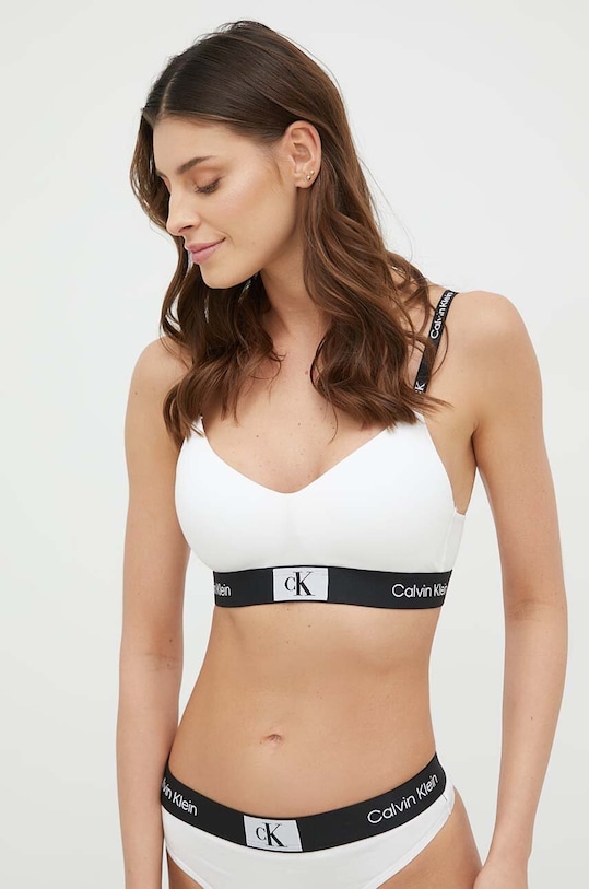 Podprsenka Calvin Klein Underwear bílá 000QF7218E.PPYX