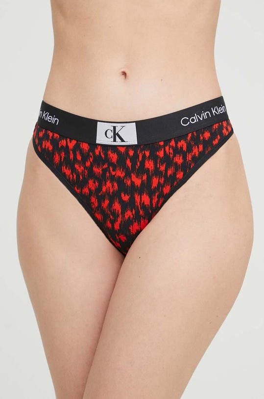 Стринги Calvin Klein Underwear трикотаж червоний 000QF7221E.PPYX