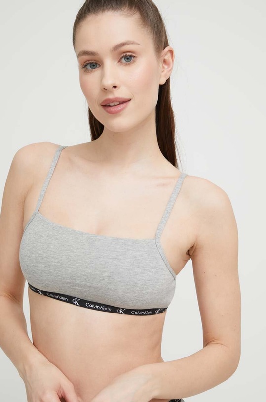 Calvin Klein Underwear biustonosz 2-pack wzorzyste szary 000QF7215E.PPYX