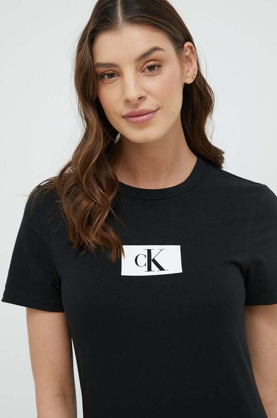 Calvin Klein Underwear koszula nocna czarny 000QS6944E.PPYX