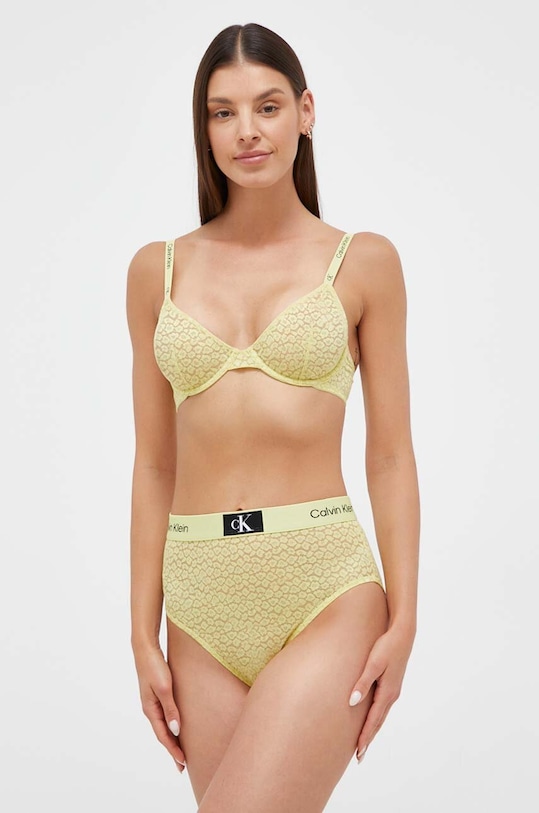 Ρούχα Σουτιέν Calvin Klein Underwear 000QF7173E.PPYX πράσινο