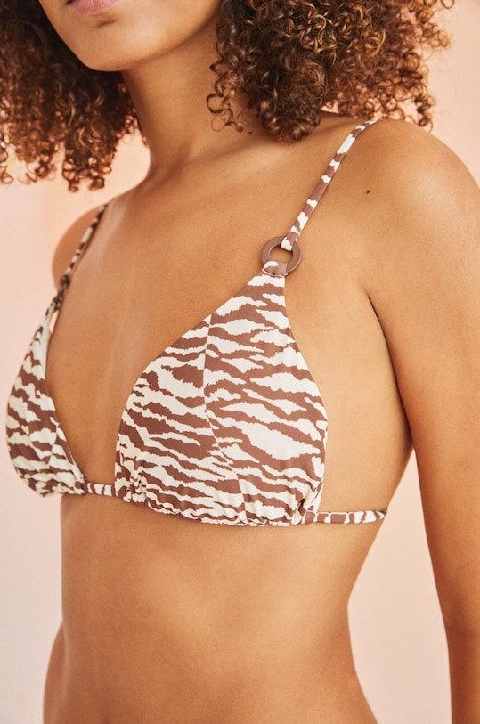 women'secret biustonosz kąpielowy BAMBOO 6485436 beżowy