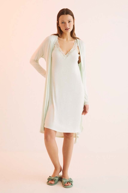 Župan women'secret SPRING SOFT TOUCH zelená 4355482