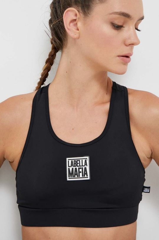 LaBellaMafia biustonosz sportowy Go On czarny LB.26625
