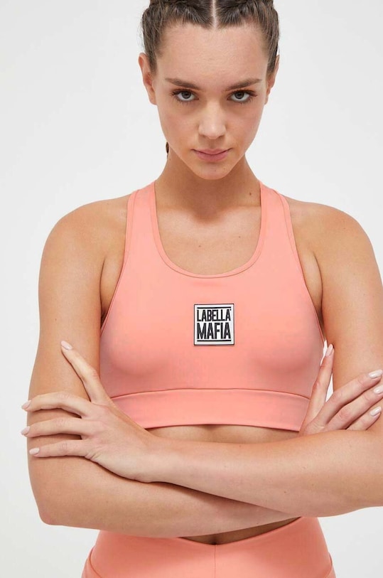 Спортивный бюстгальтер LaBellaMafia Go On аппликация оранжевый LB.26626