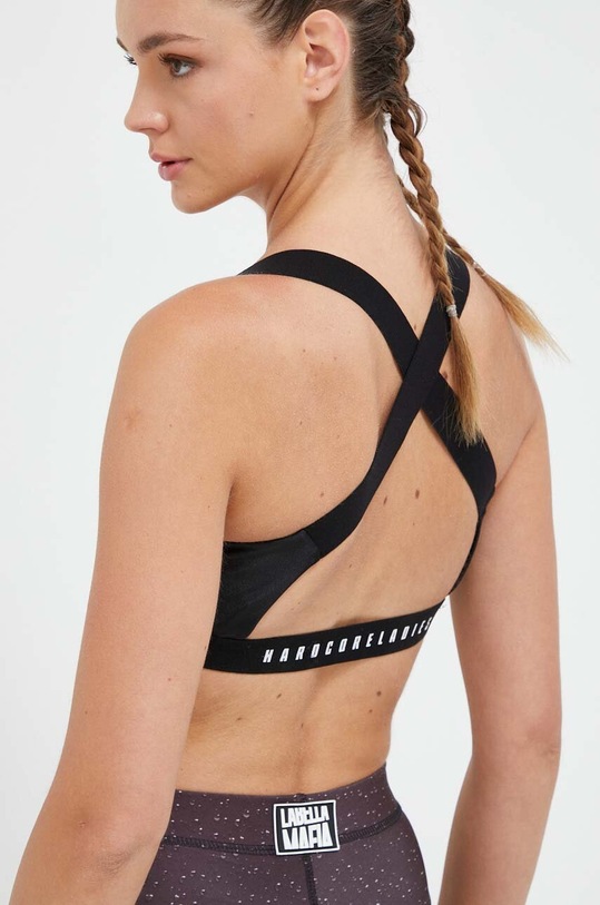 Ρούχα Αθλητικό σουτιέν LaBellaMafia Hardcore Ladies LB.26871 μαύρο