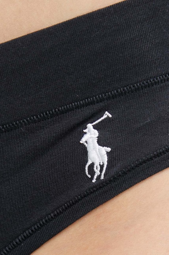 Odzież Polo Ralph Lauren stringi 4P2020 czarny