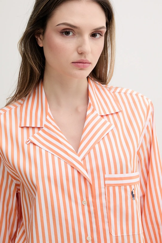 Хлопковая пижама Polo Ralph Lauren оранжевый 4P8010