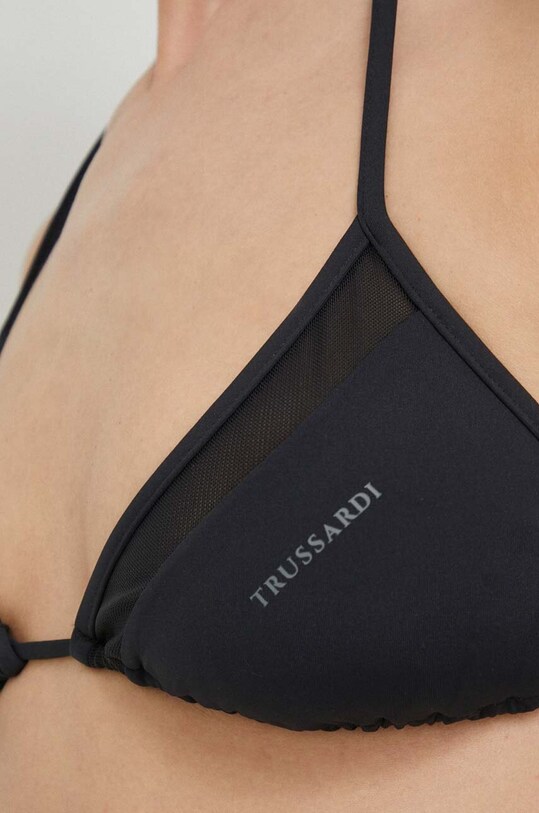Trussardi sutien de baie TRU1WTP07 negru