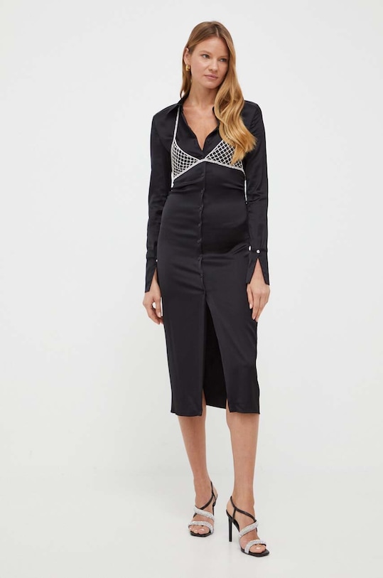 Patrizia Pepe biustonosz ozdobny srebrny 2J2511.M022