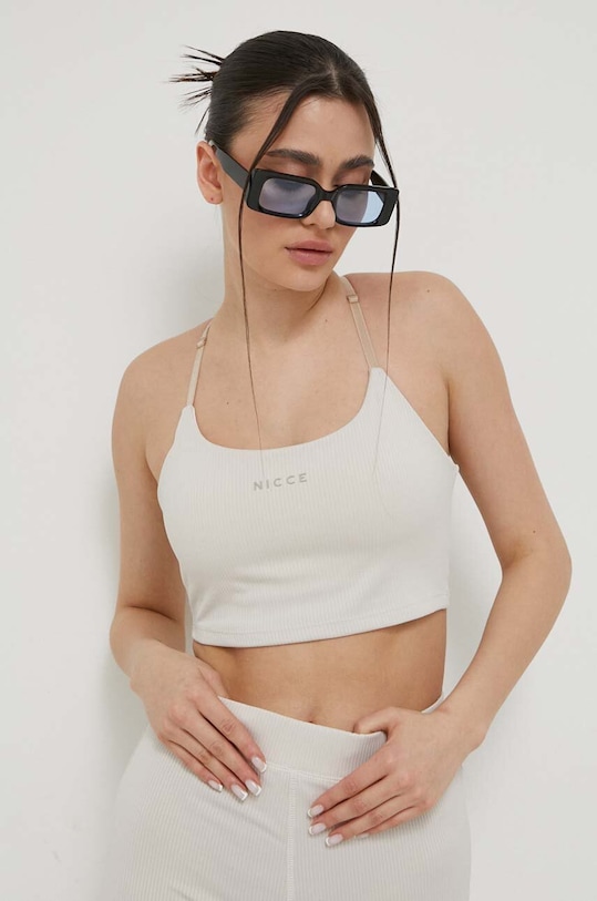 Nicce reggiseno sportivo crema 1767.K018