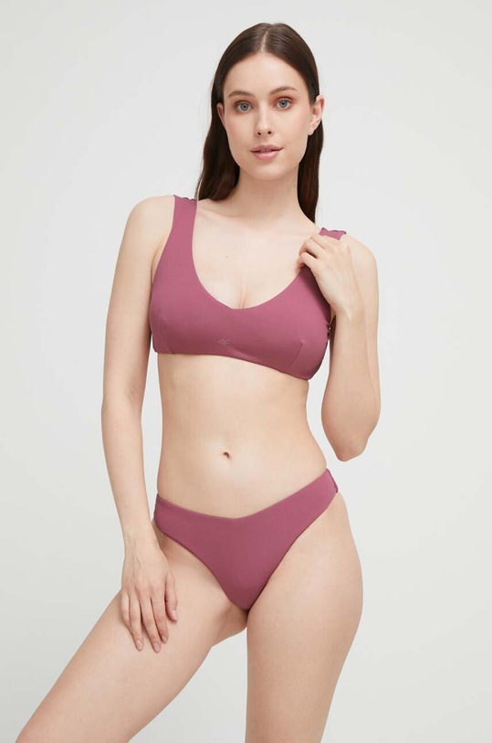 Oblačila Zgornji del kopalk 4F 4FSS23UBKTF024 roza